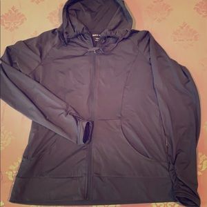 Women’s track jacket with rhinestone logo